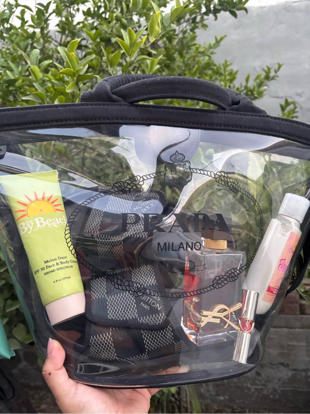 Prada Transparent Tote View 2